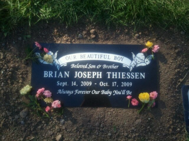 Brians headstone